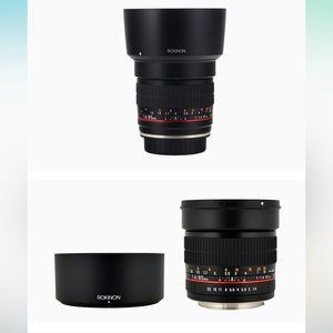 Rokinon 85M-C 85mm F1.4 Aspherical Fixed Lens for Canon (Black)
